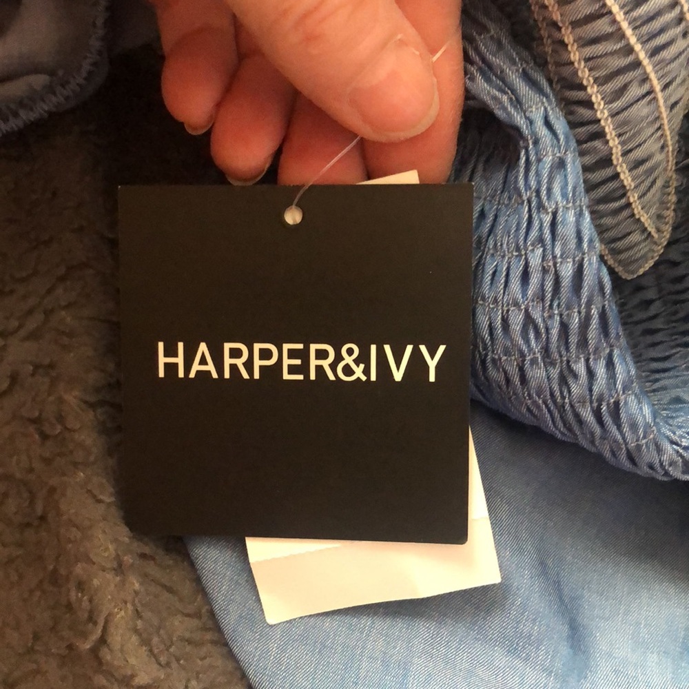 NWT Harper & Ivy Blue Dress size XXL - Picture 7 of 10